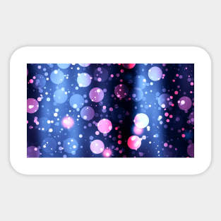 Magical lights with multicoloured confetti Sticker